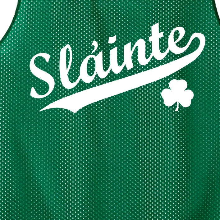 Team Slainte Irish Clover St. Patrick's Day Mesh Reversible Basketball Jersey Tank