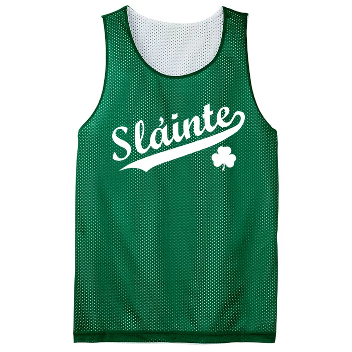 Team Slainte Irish Clover St. Patrick's Day Mesh Reversible Basketball Jersey Tank