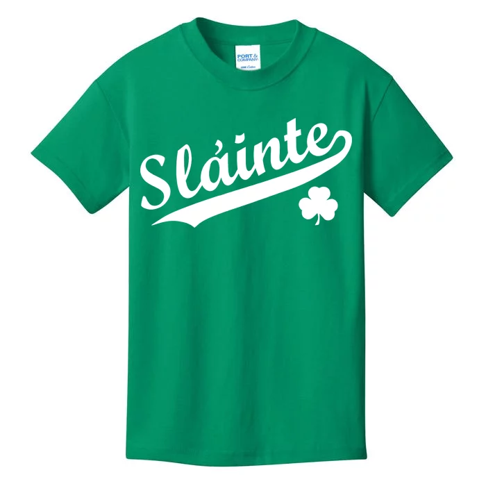 Team Slainte Irish Clover St. Patrick's Day Kids T-Shirt