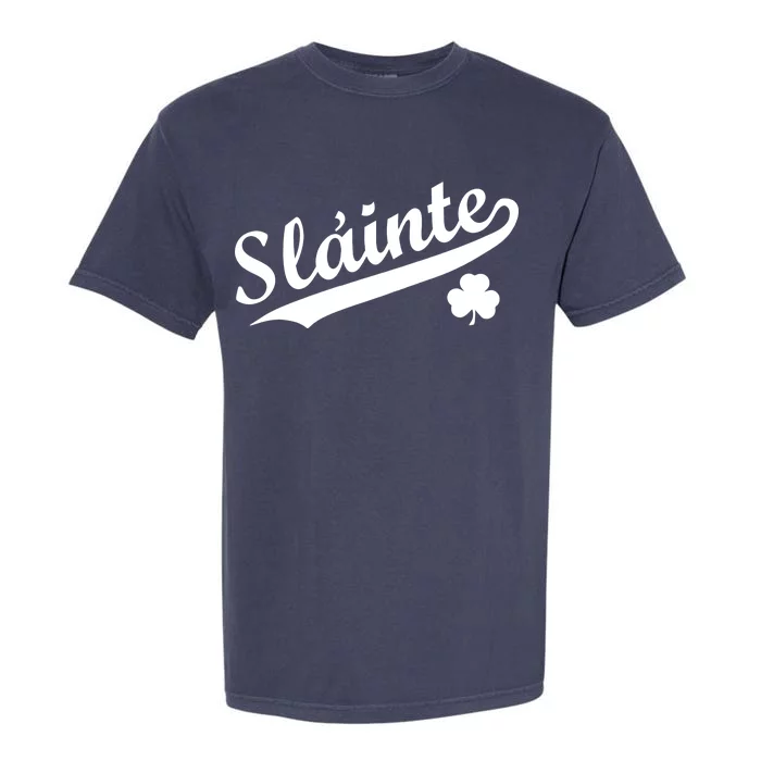 Team Slainte Irish Clover St. Patrick's Day Garment-Dyed Heavyweight T-Shirt