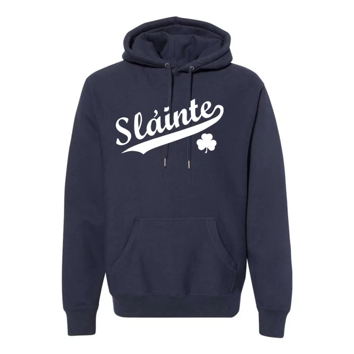 Team Slainte Irish Clover St. Patrick's Day Premium Hoodie