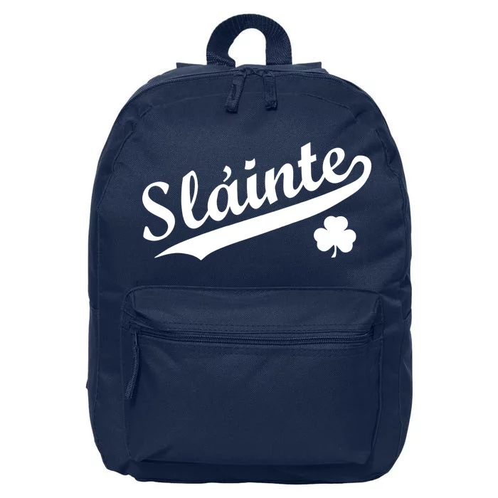 Team Slainte Irish Clover St. Patrick's Day 16 in Basic Backpack