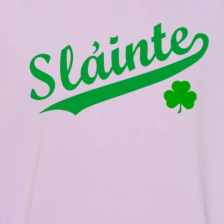 Team Slainte Irish Clover St. Patrick's Day Garment-Dyed Sweatshirt