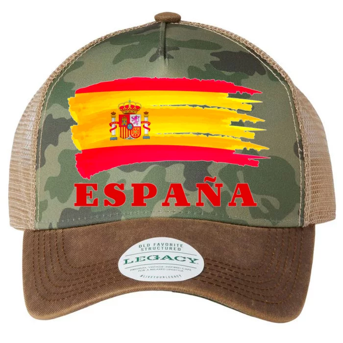 Team Spain Espana Flag Legacy Tie Dye Trucker Hat