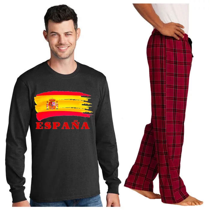 Team Spain Espana Flag Long Sleeve Pajama Set