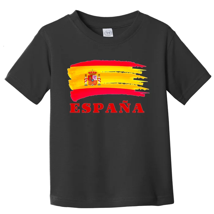 Team Spain Espana Flag Toddler T-Shirt