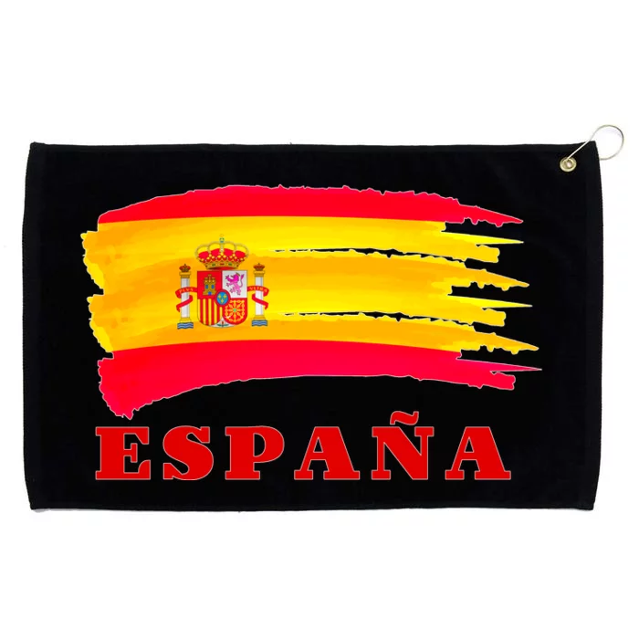 Team Spain Espana Flag Grommeted Golf Towel