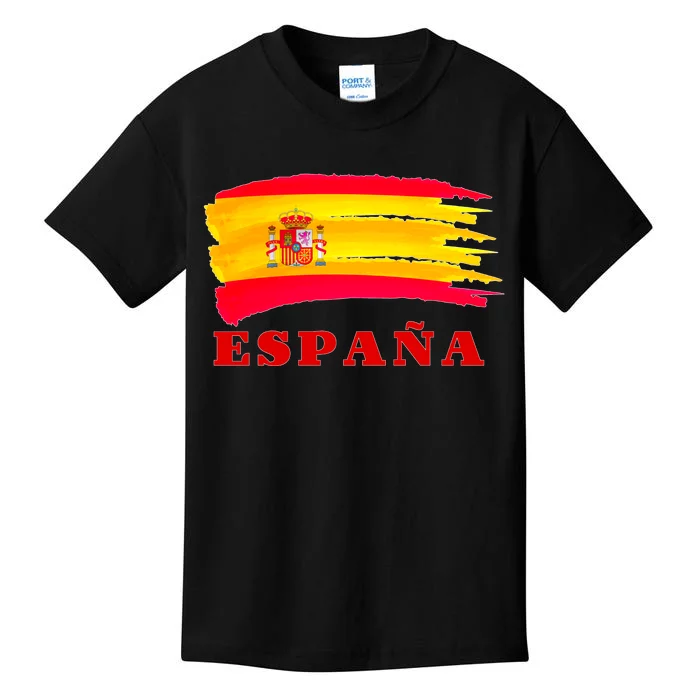 Team Spain Espana Flag Kids T-Shirt