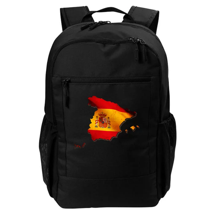 Team Spain Espana Flag Country Map Daily Commute Backpack