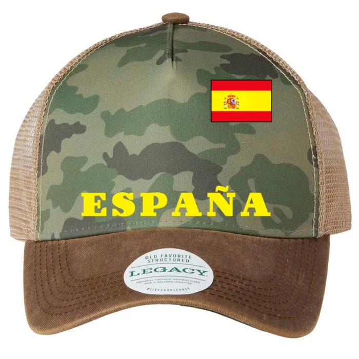 Team Spain Espana Soccer Flag Pride Legacy Tie Dye Trucker Hat