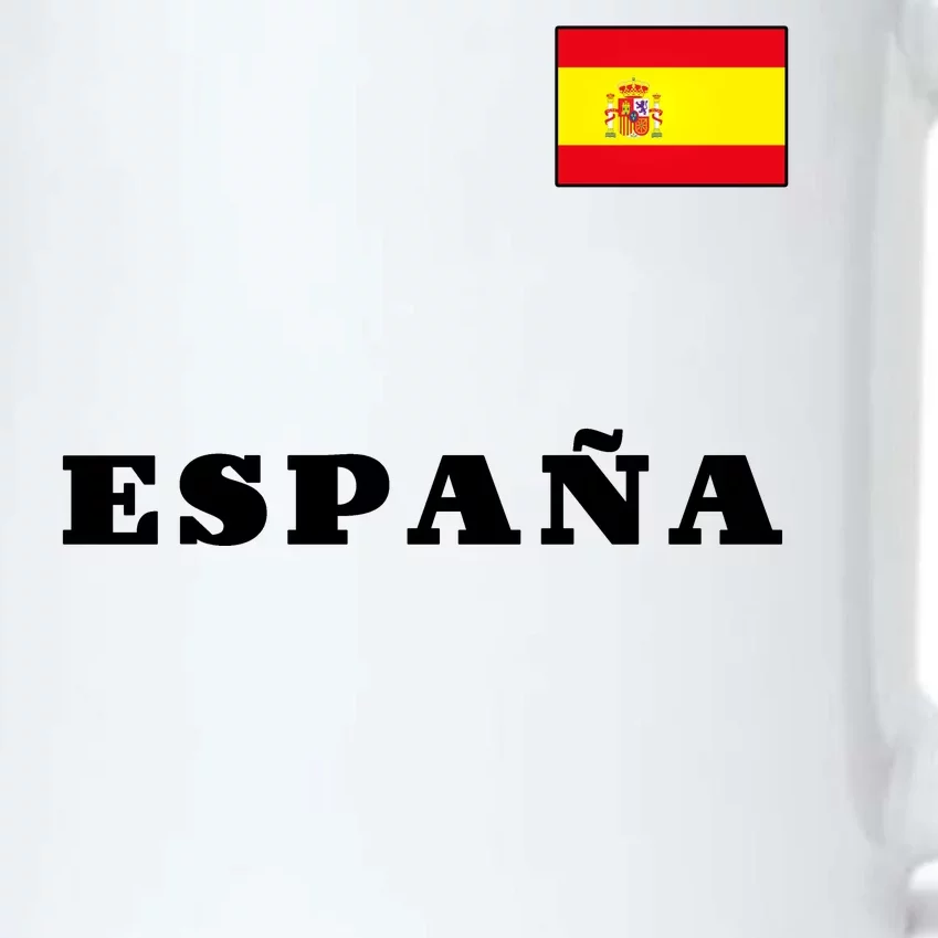 Team Spain Espana Soccer Flag Pride Black Color Changing Mug