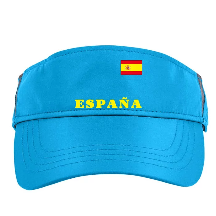 Team Spain Espana Soccer Flag Pride Adult Drive Performance Visor