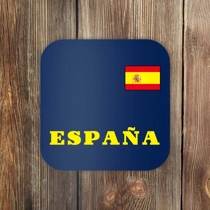 Team Spain Espana Soccer Flag Pride Coaster