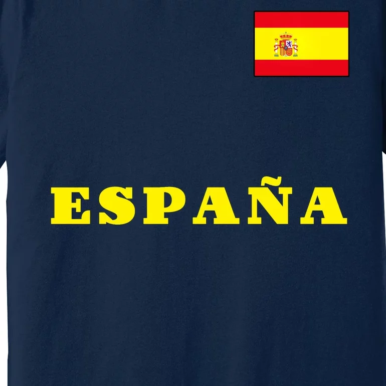 Team Spain Espana Soccer Flag Pride Premium T-Shirt