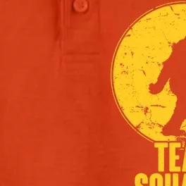 Team Squatch Bigfoot Sasquatch Dry Zone Grid Performance Polo