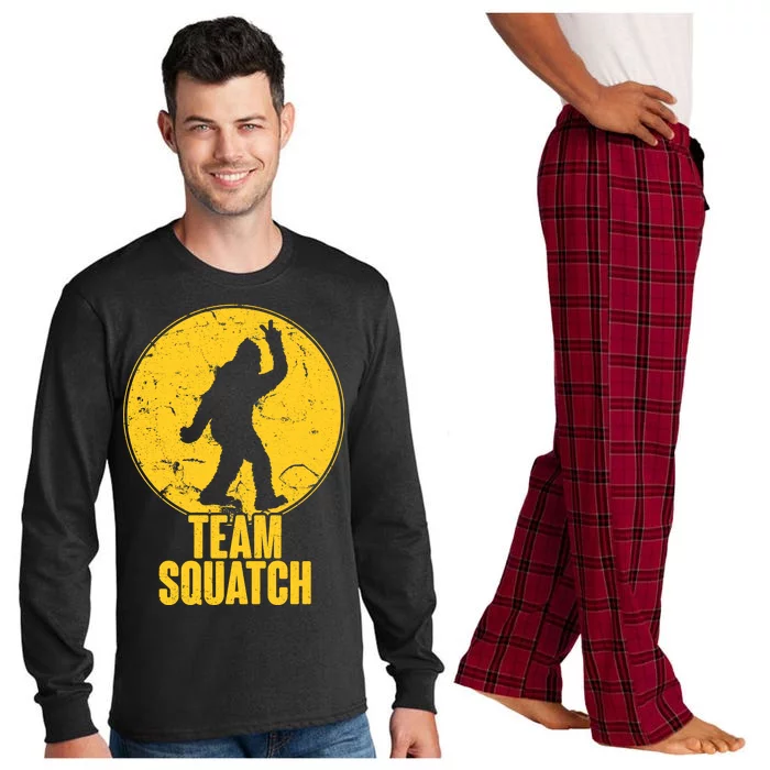 Team Squatch Bigfoot Sasquatch Long Sleeve Pajama Set