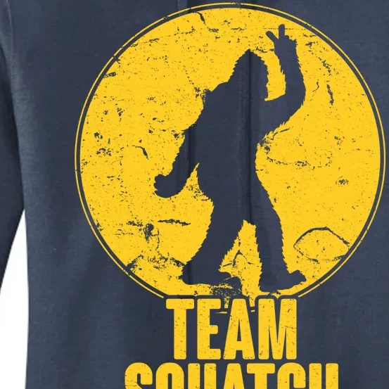 Team Squatch Bigfoot Sasquatch Women's Pullover Hoodie