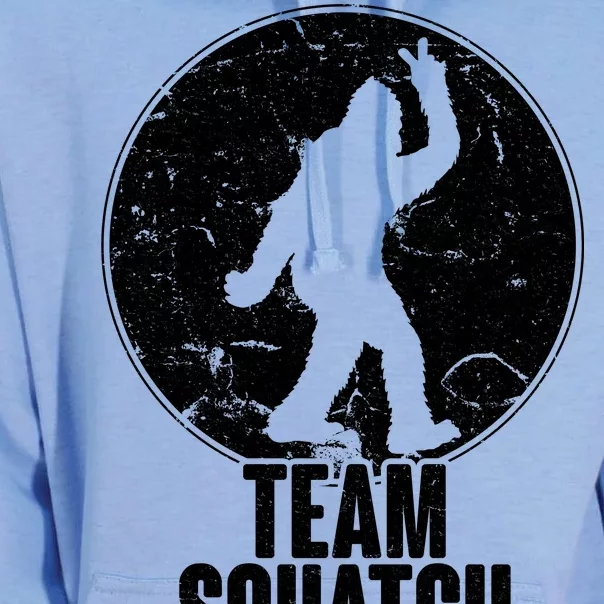 Team Squatch Bigfoot Sasquatch Unisex Surf Hoodie