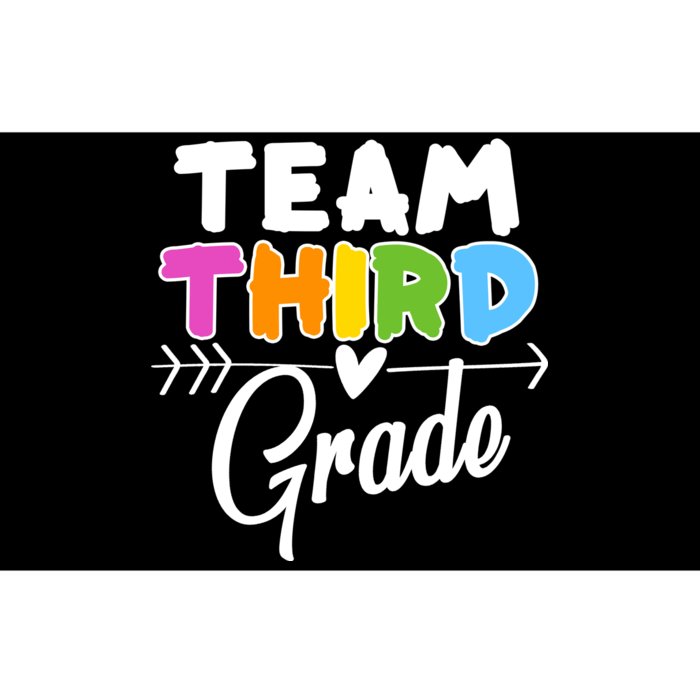 Team Third Grade Arrow Heart Bumper Sticker