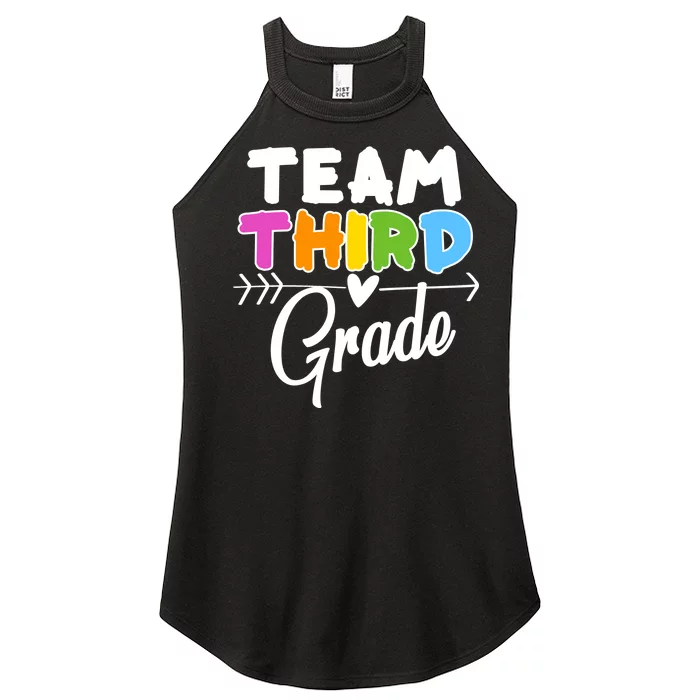 Team Third Grade Arrow Heart Women’s Perfect Tri Rocker Tank