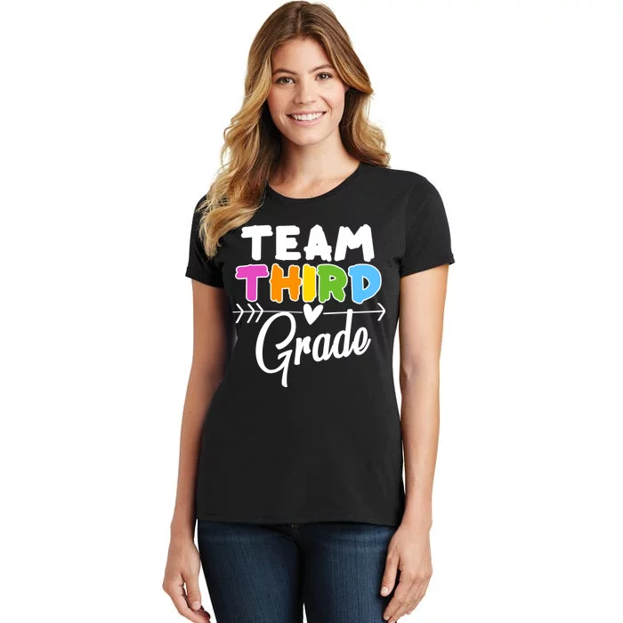 Team Third Grade Arrow Heart Women's T-Shirt