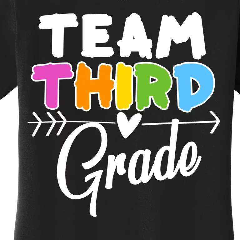 Team Third Grade Arrow Heart Women's T-Shirt