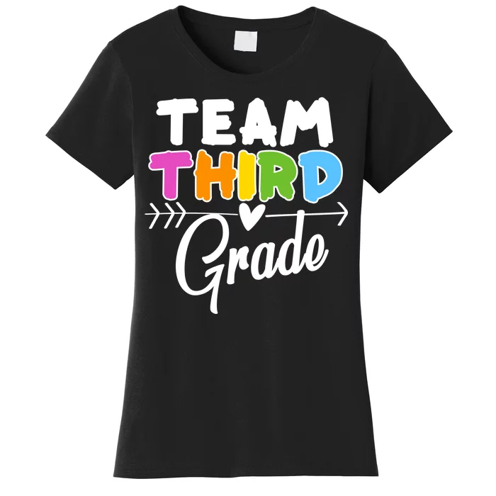 Team Third Grade Arrow Heart Women's T-Shirt