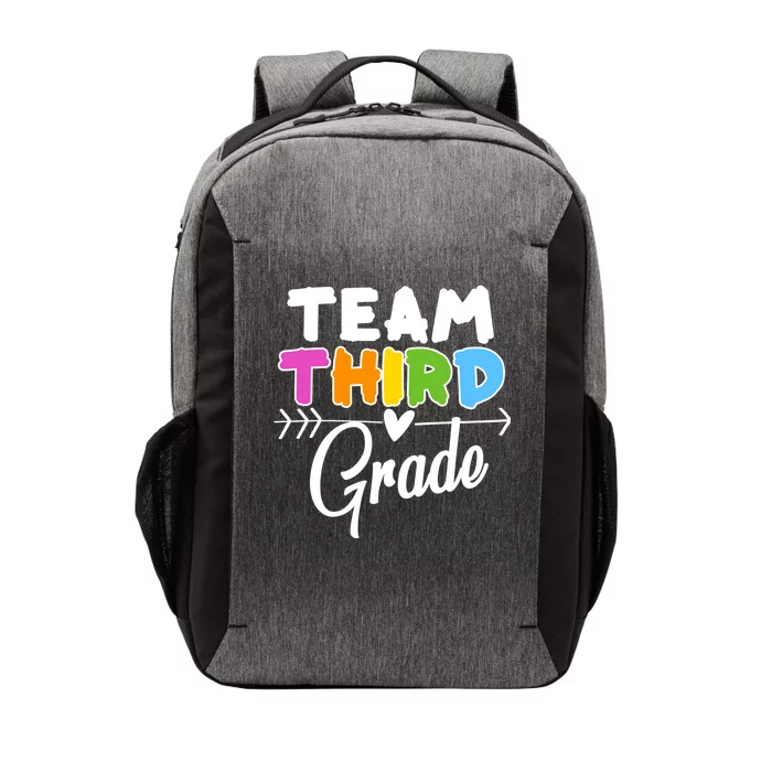 Team Third Grade Arrow Heart Vector Backpack