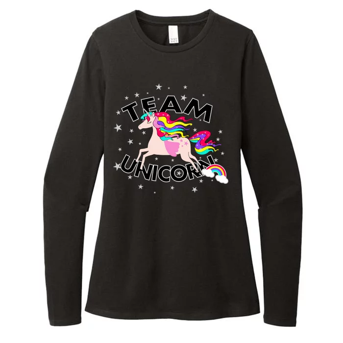 Team Unicorn Womens CVC Long Sleeve Shirt