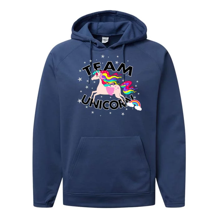 Team Unicorn Performance Fleece Hoodie