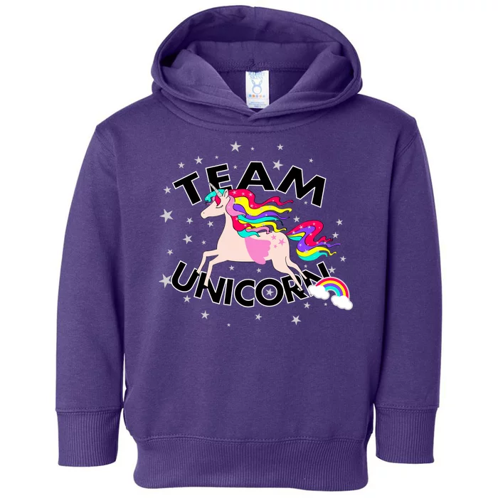 Team Unicorn Toddler Hoodie