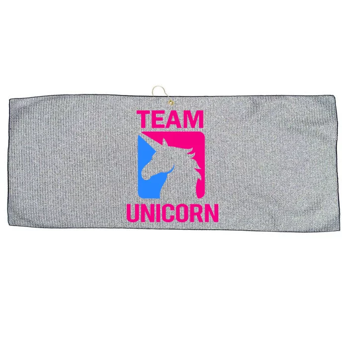 Team Unicorn Logo Large Microfiber Waffle Golf Towel