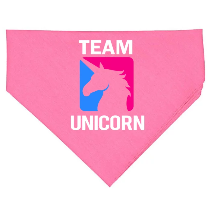 Team Unicorn Logo USA-Made Doggie Bandana