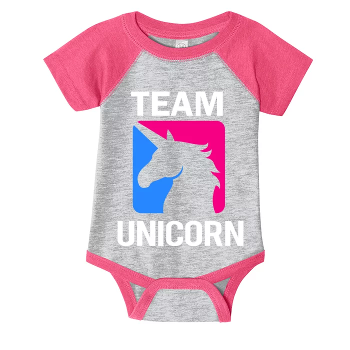 Team Unicorn Logo Infant Baby Jersey Bodysuit