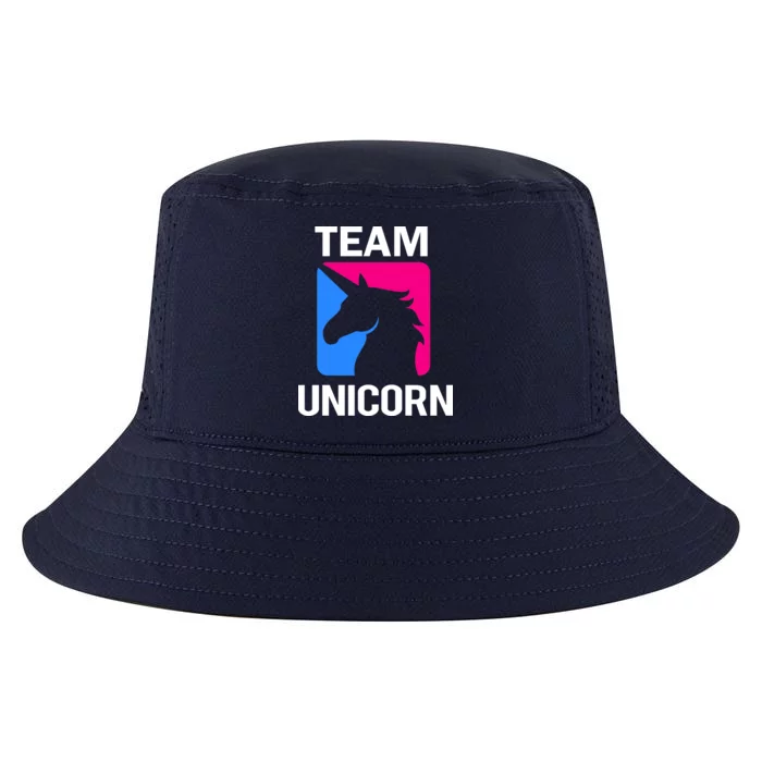 Team Unicorn Logo Cool Comfort Performance Bucket Hat