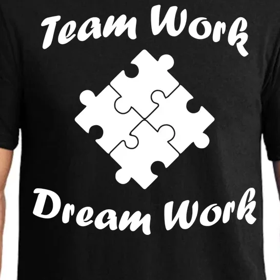 Team Work Dream Work Pajama Set