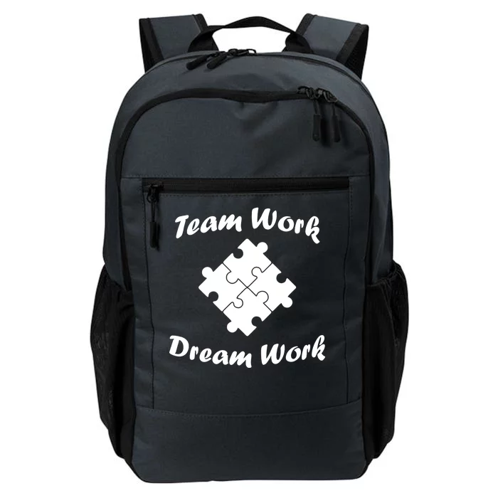 Team Work Dream Work Daily Commute Backpack