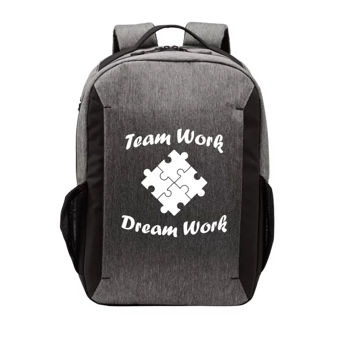 Team Work Dream Work Vector Backpack