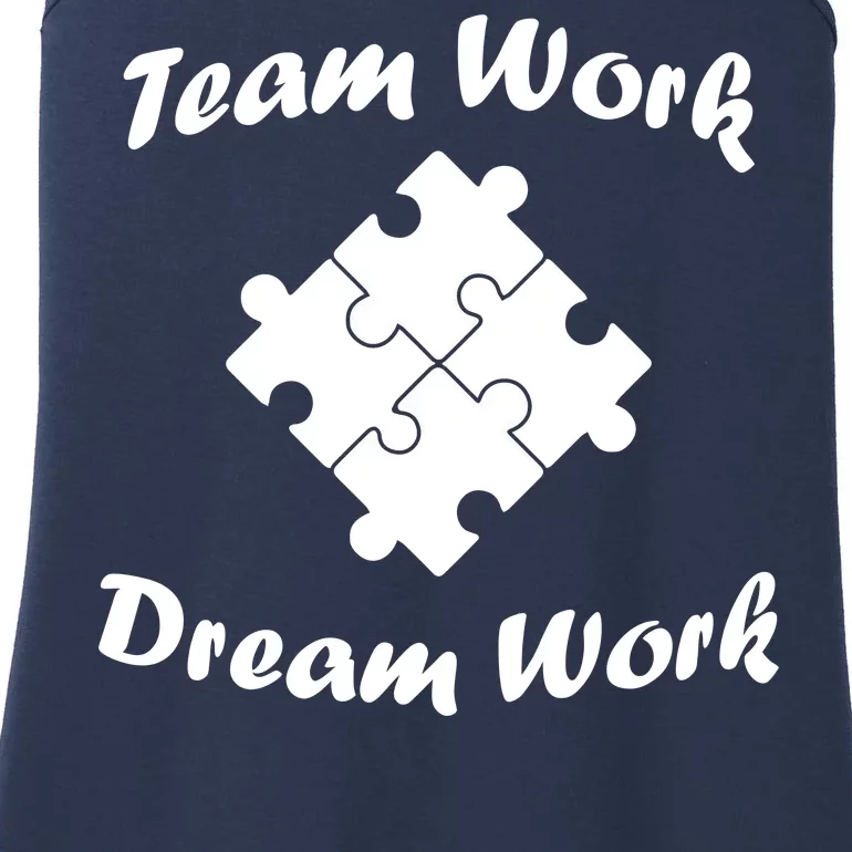 Team Work Dream Work Ladies Essential Tank