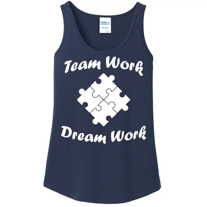 Team Work Dream Work Ladies Essential Tank