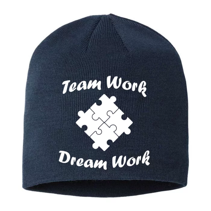 Team Work Dream Work 8 1/2in Sustainable Knit Beanie