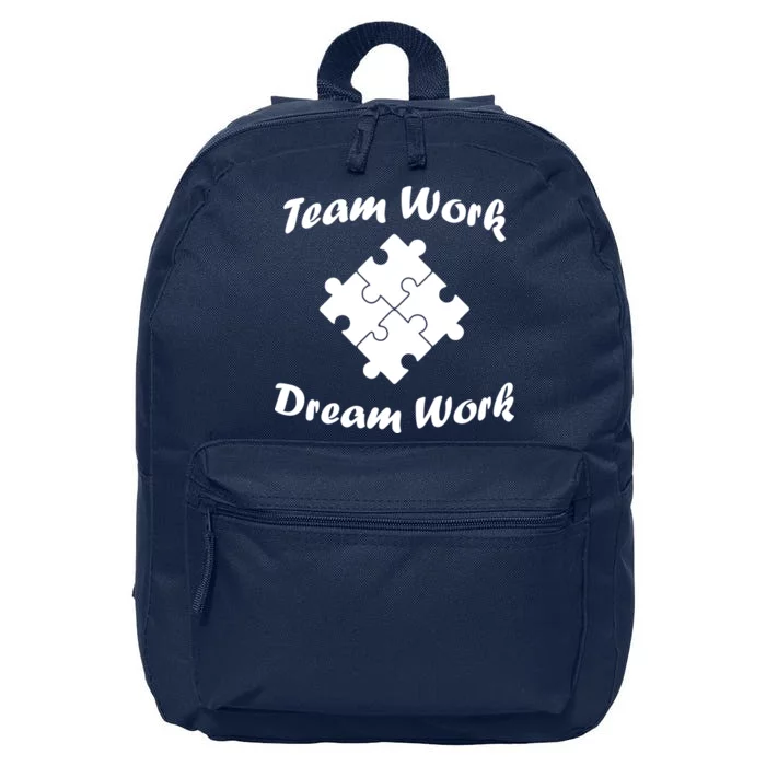 Team Work Dream Work 16 in Basic Backpack