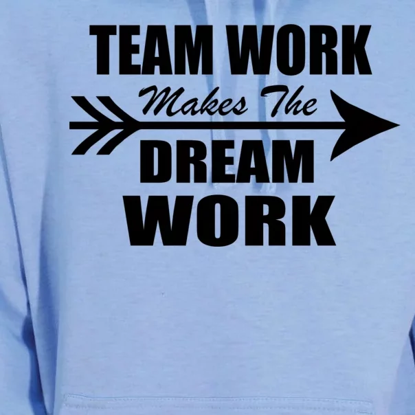 Team Work Makes The Dream Work Unisex Surf Hoodie