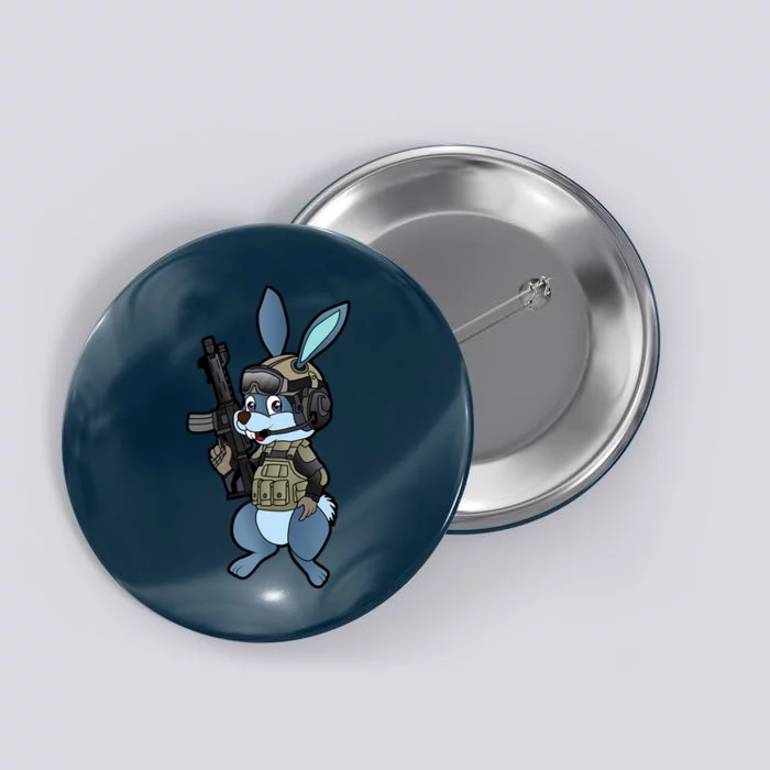 Tactical Easter Bunny Button