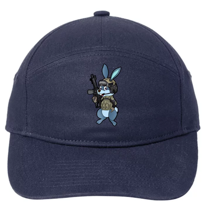 Tactical Easter Bunny 7-Panel Snapback Hat