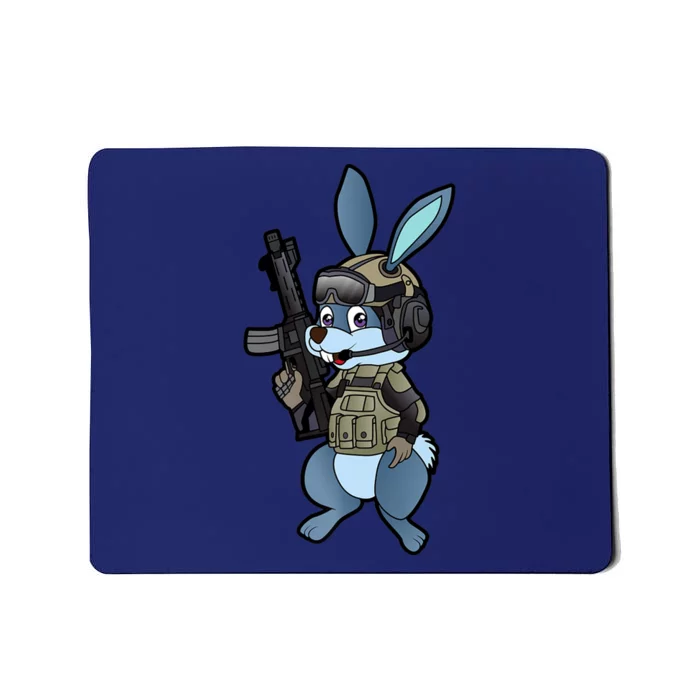 Tactical Easter Bunny Mousepad