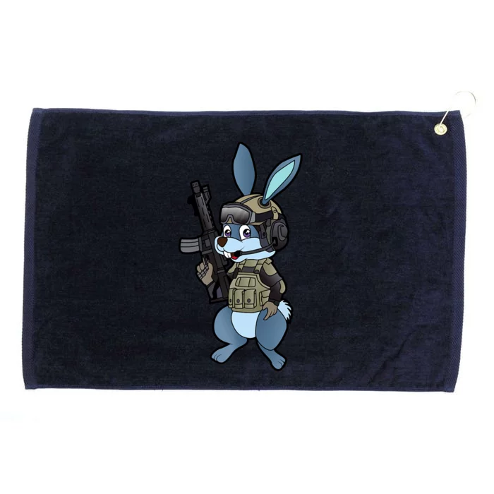 Tactical Easter Bunny Grommeted Golf Towel