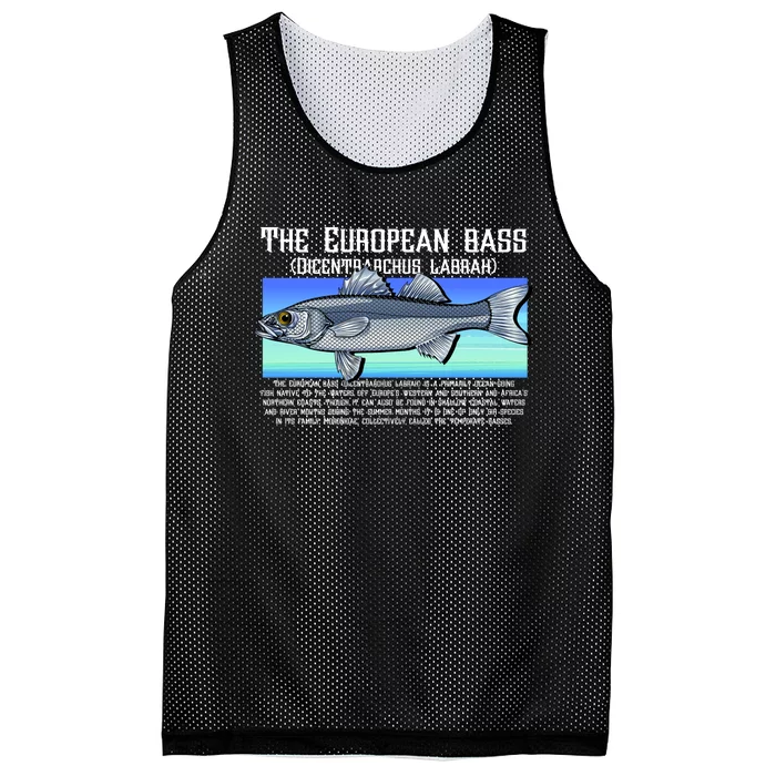 The European Bass Mesh Reversible Basketball Jersey Tank