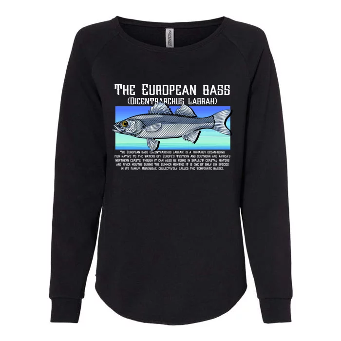 The European Bass Womens California Wash Sweatshirt