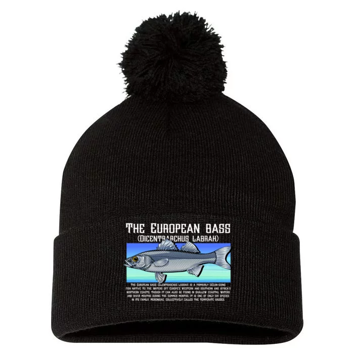 The European Bass Pom Pom 12in Knit Beanie